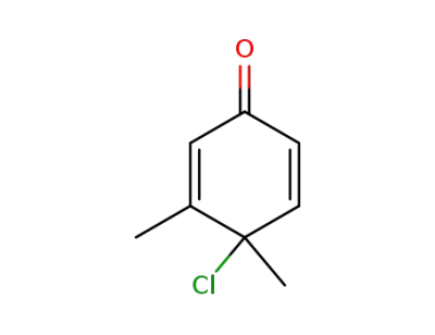 4-Chlor-3.4-dimethylcyclohexa-2.5-dien-1-on