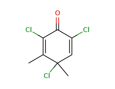 2,4,6-trichloro-3,4-dimethylcyclohexa-2,5-dienone