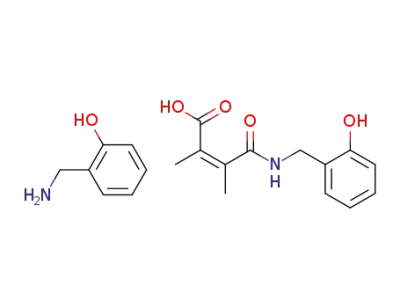 N-o-hydroxybenzyl-2,3-dimethylmaleamic acid N-o-hydroxybenzylamine salt